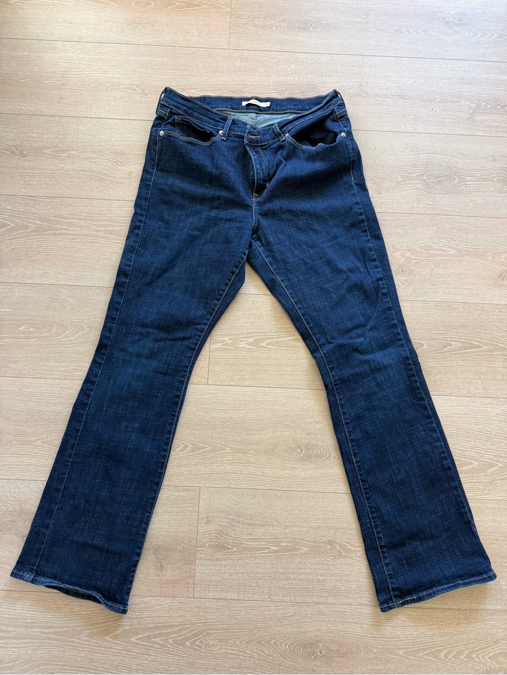 Signature by Levi Strauss Dark Indigo Bootcut Jeans